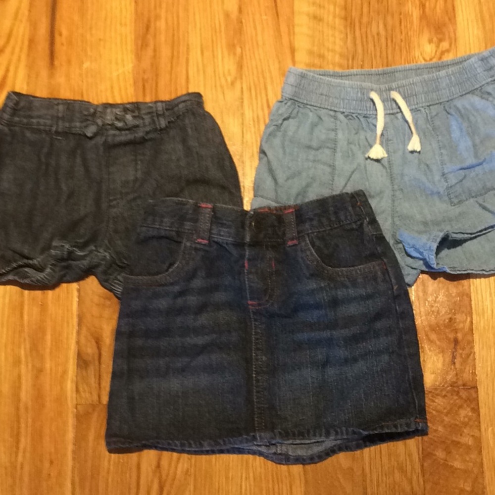 4T shorts and skirt combo